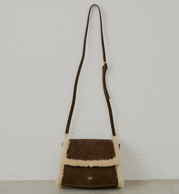  「ファーハンドルフラップバッグ」|ショルダー・メッセンジャー|