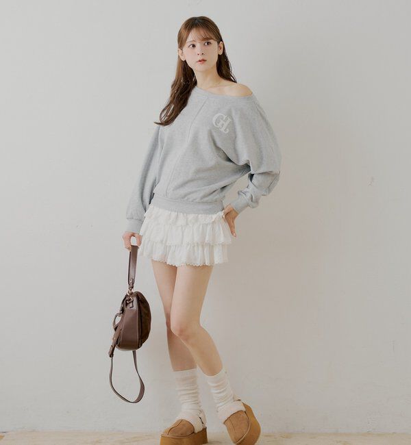  「ワンショルルーズスウェット」|Tシャツ・カットソー|