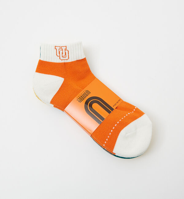 ABAHOUSE「UNIVERSALOVERALL / ユニバーサルオーバーオール【3P】UOロゴ」|ソックス|