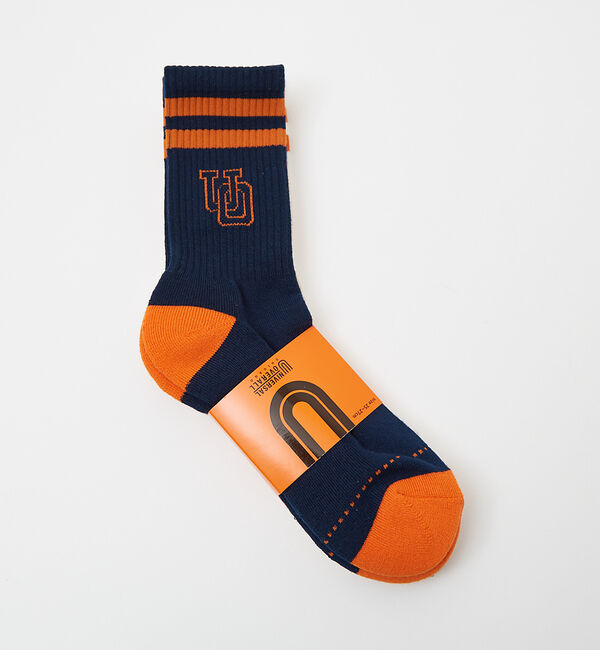 ABAHOUSE「UNIVERSALOVERALL / ユニバーサルオーバーオール【3P】UOロゴ」|ソックス|