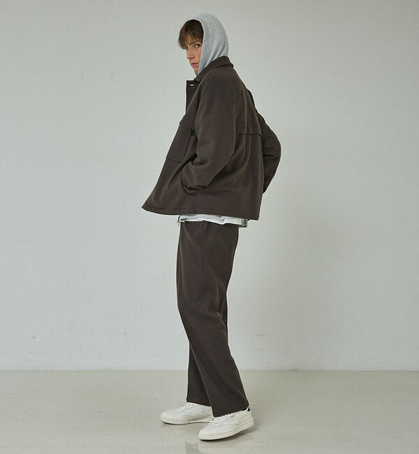 ABAHOUSE「【セットアップ対応】ウールミルド ボリュームタック ワイドスラックス」|その他|