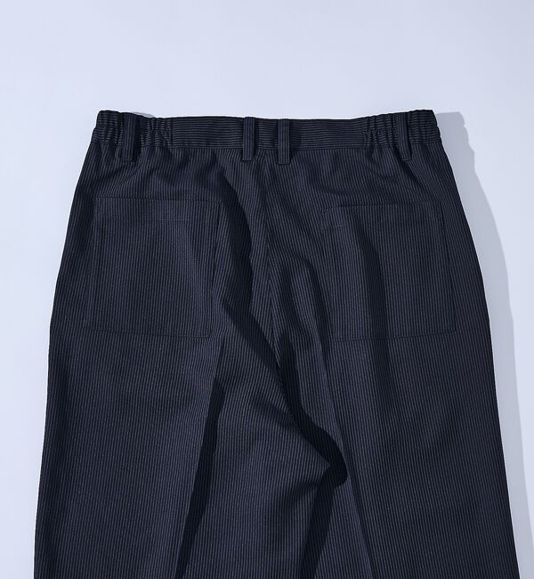 ABAHOUSE「ピンストライプ ワイドストレート イージースラックス / ワイドパンツ【予約】」|その他|
