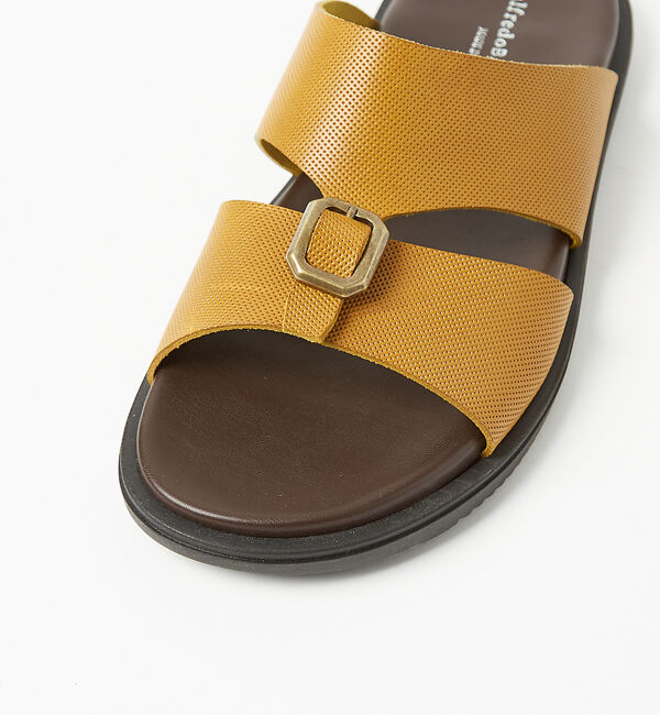 alfredoBANNISTER「レザー バックル サンダル」|サンダル|