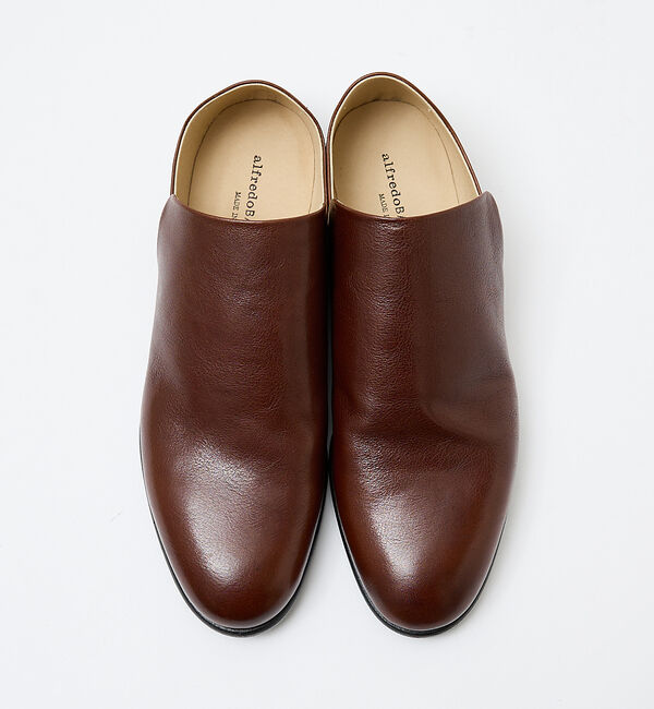 alfredoBANNISTER「軽量ソフトレザー ドレープシューズ」|スニーカー|