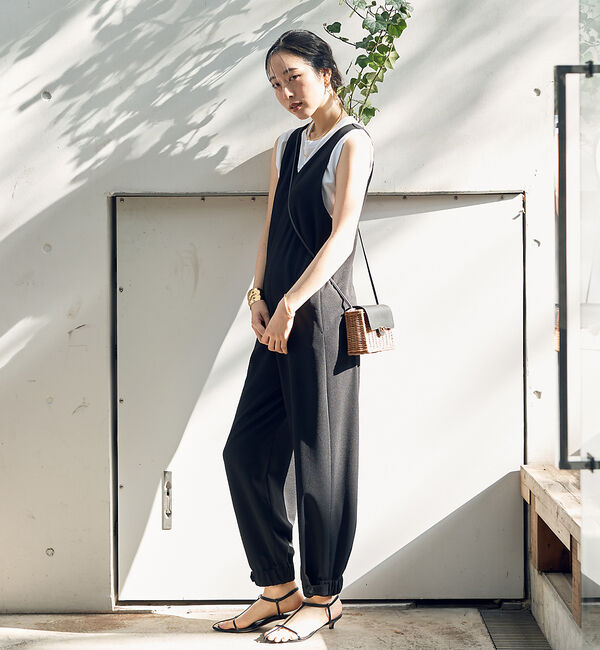 Rouge vif「【一部店舗限定】前後２WAYジョーゼットオールインワン」|オールインワン|