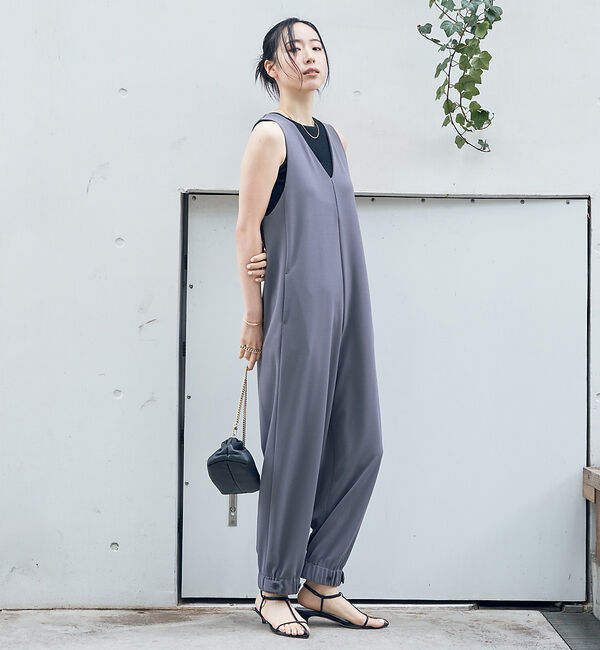 Rouge vif「【一部店舗限定】前後２WAYジョーゼットオールインワン」|オールインワン|