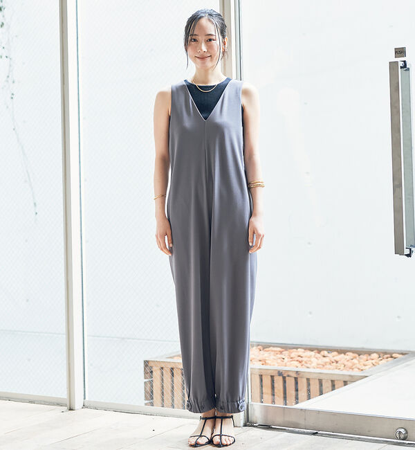 Rouge vif「【一部店舗限定】前後２WAYジョーゼットオールインワン」|オールインワン|