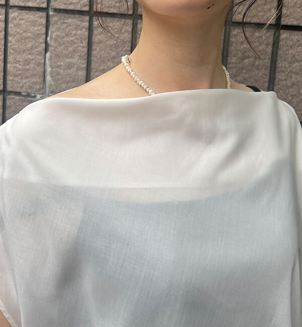 Rouge vif「アシメトリースリーブブラウス」|シャツ・ブラウス|