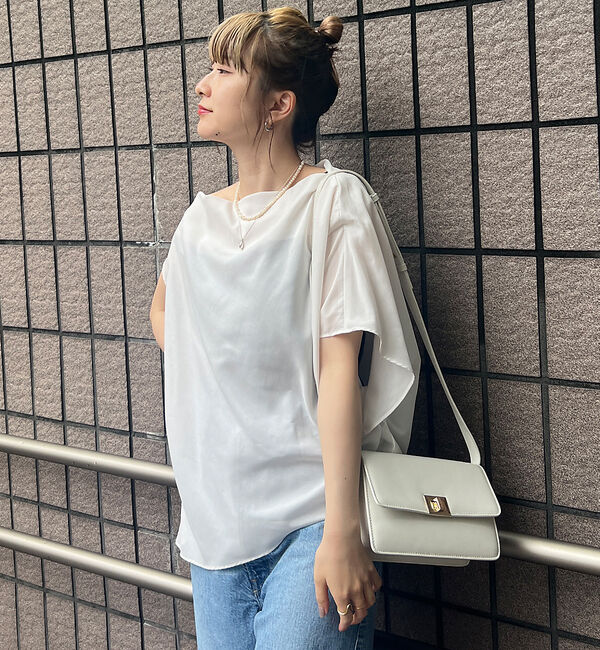 Rouge vif「アシメトリースリーブブラウス」|シャツ・ブラウス|