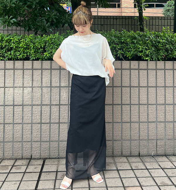 Rouge vif「アシメトリースリーブブラウス」|シャツ・ブラウス|