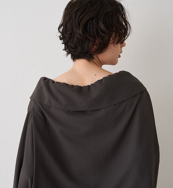 Rouge vif「オーバーカラー変形テントラインブラウス」|シャツ・ブラウス|