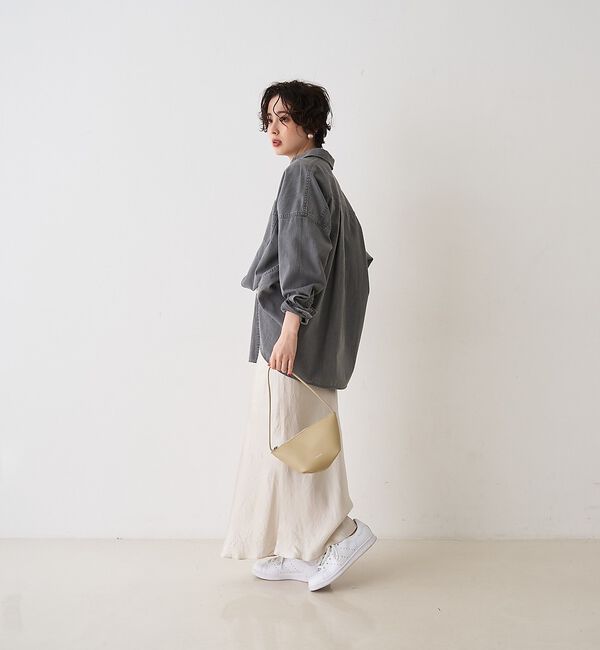 Rouge vif「【2026SS新作】【ロングセラー】NEWオーバーサイズデニムシャツ」|シャツ・ブラウス|