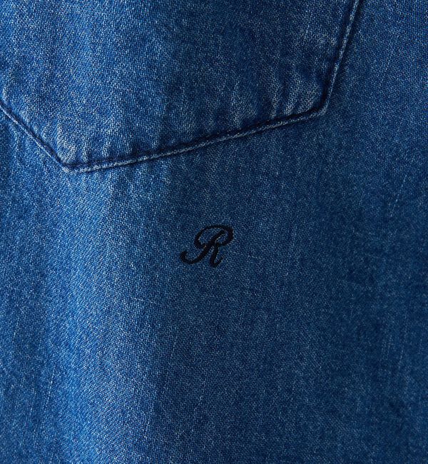 Rouge vif「【2026SS新作】【ロングセラー】NEWオーバーサイズデニムシャツ」|シャツ・ブラウス|