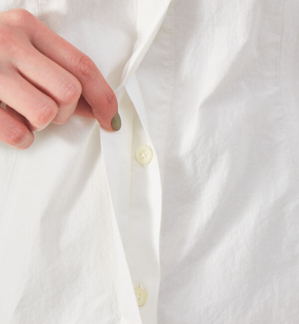 qualite「スリットデザインシャツ」|シャツ・ブラウス|