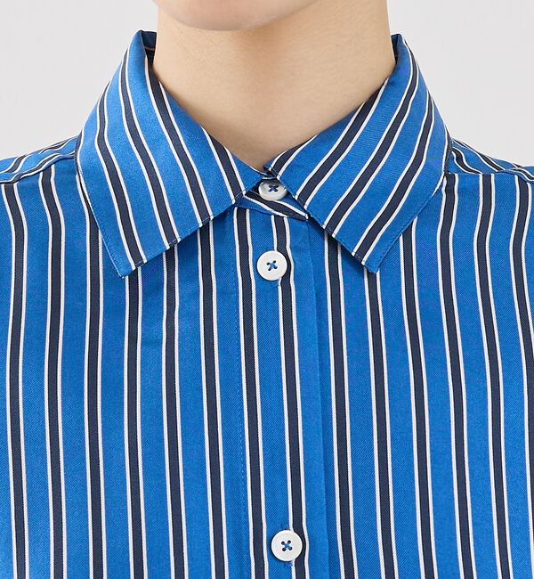 The Store by C' 「【TOTEME】OVERSIZED STRIPED SHIRT／オーバーサイズス」|シャツ・ブラウス|