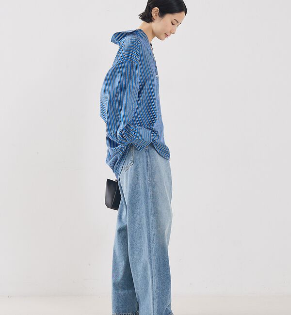 The Store by C' 「【TOTEME】OVERSIZED STRIPED SHIRT／オーバーサイズス」|シャツ・ブラウス|