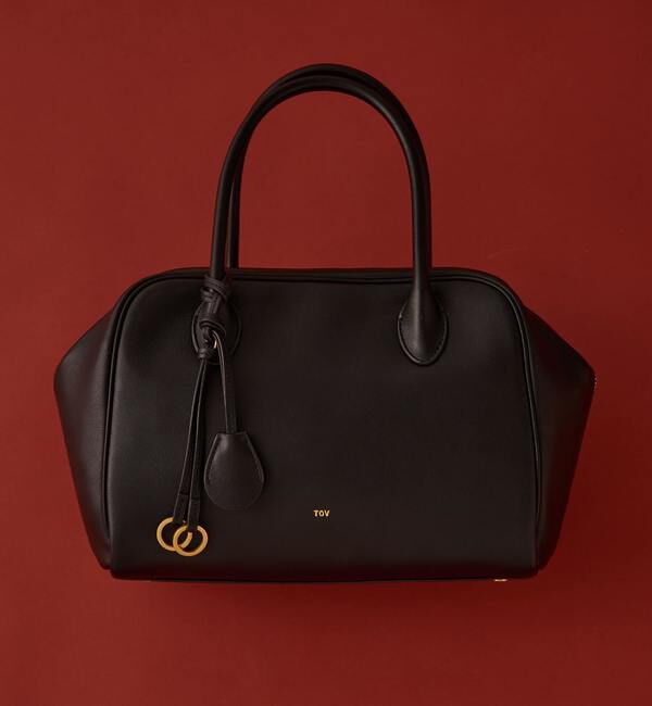 TIARA「【TOV/トーヴ】MOU（S）」|ハンドバッグ|ブラック