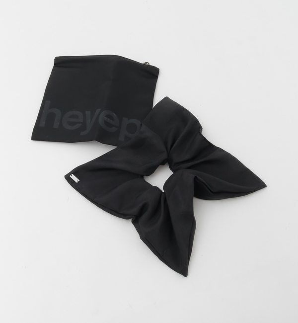TIARA「【Heyep/ヘイップ】Silk Square Medium Scrunchie」|ヘアゴム・シュシュ|
