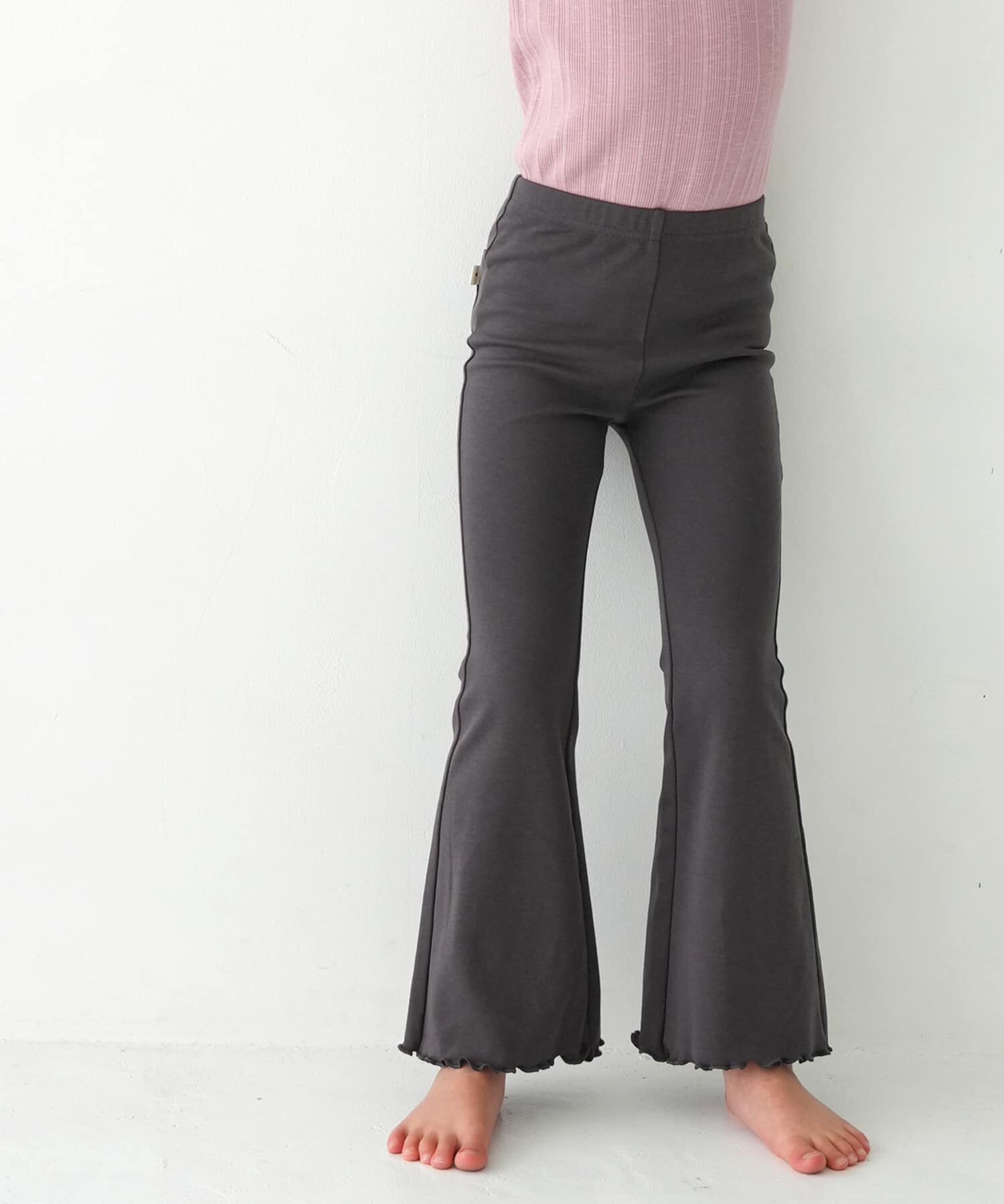 URBAN RESEARCH DOORS「Pippi+Lotta　Flare cotton pants(KIDS)」|その他|チャコールグレー