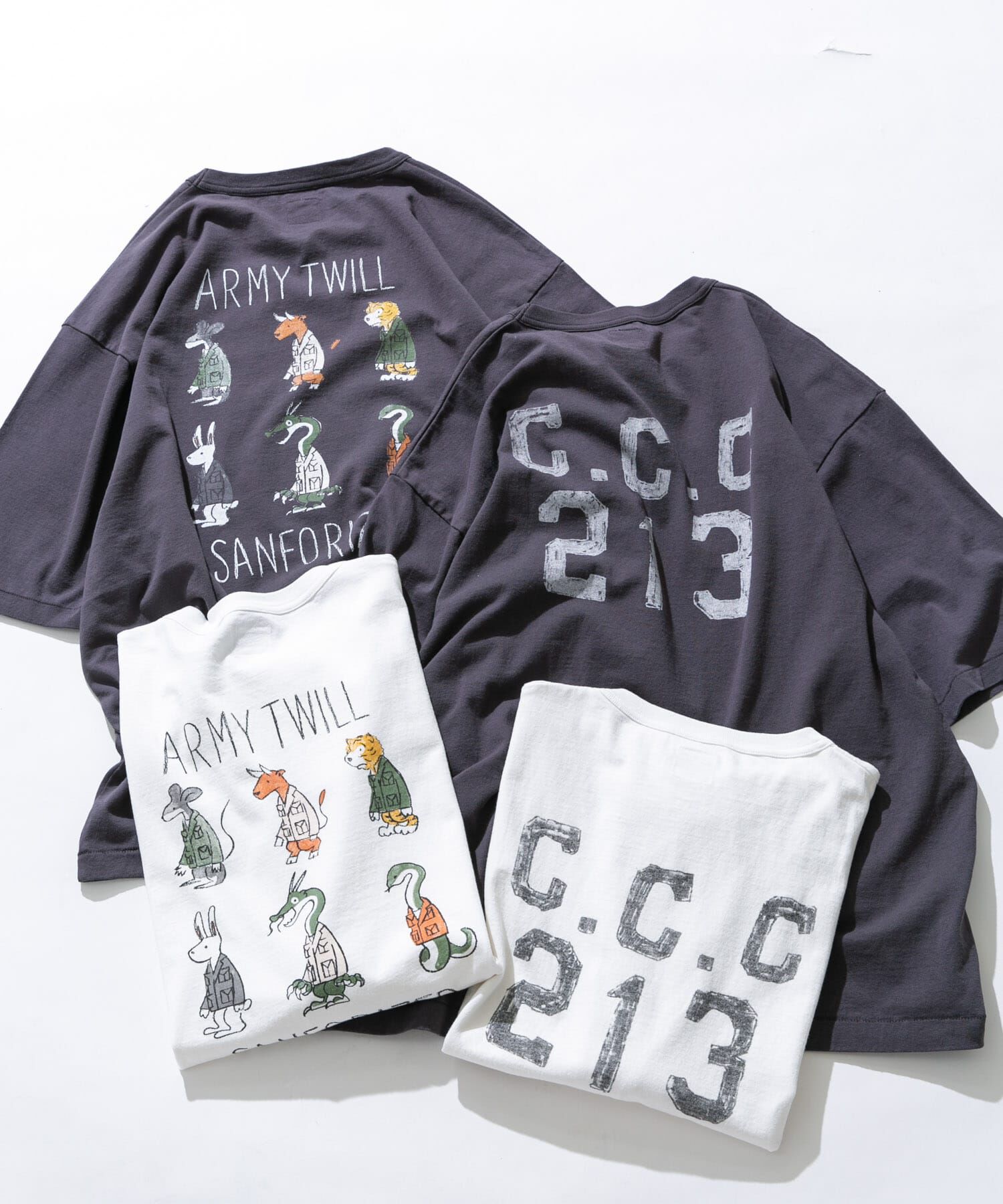 Sonny Label 「『別注』ARMY TWILL&times;Sonny Label　Print T-shirts」|Tシャツ・カットソー|