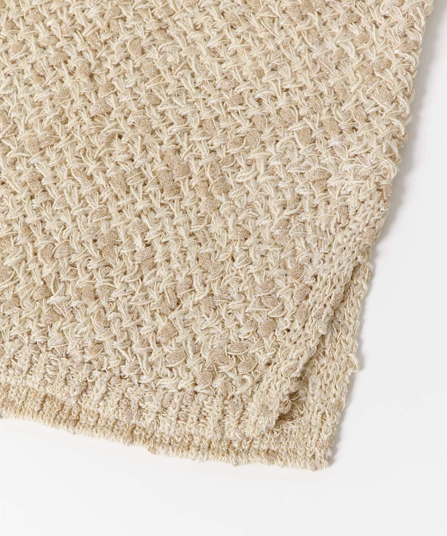 URBAN RESEARCH ROSSO「透かし編みラメニット」|ニット・セーター|