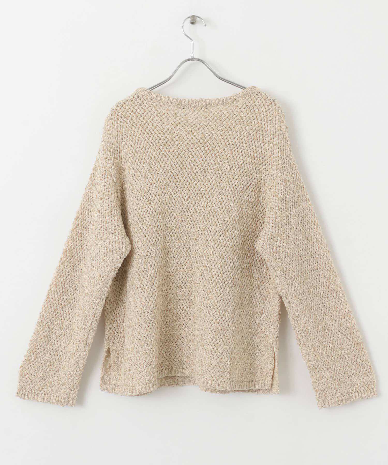 URBAN RESEARCH ROSSO「透かし編みラメニット」|ニット・セーター|