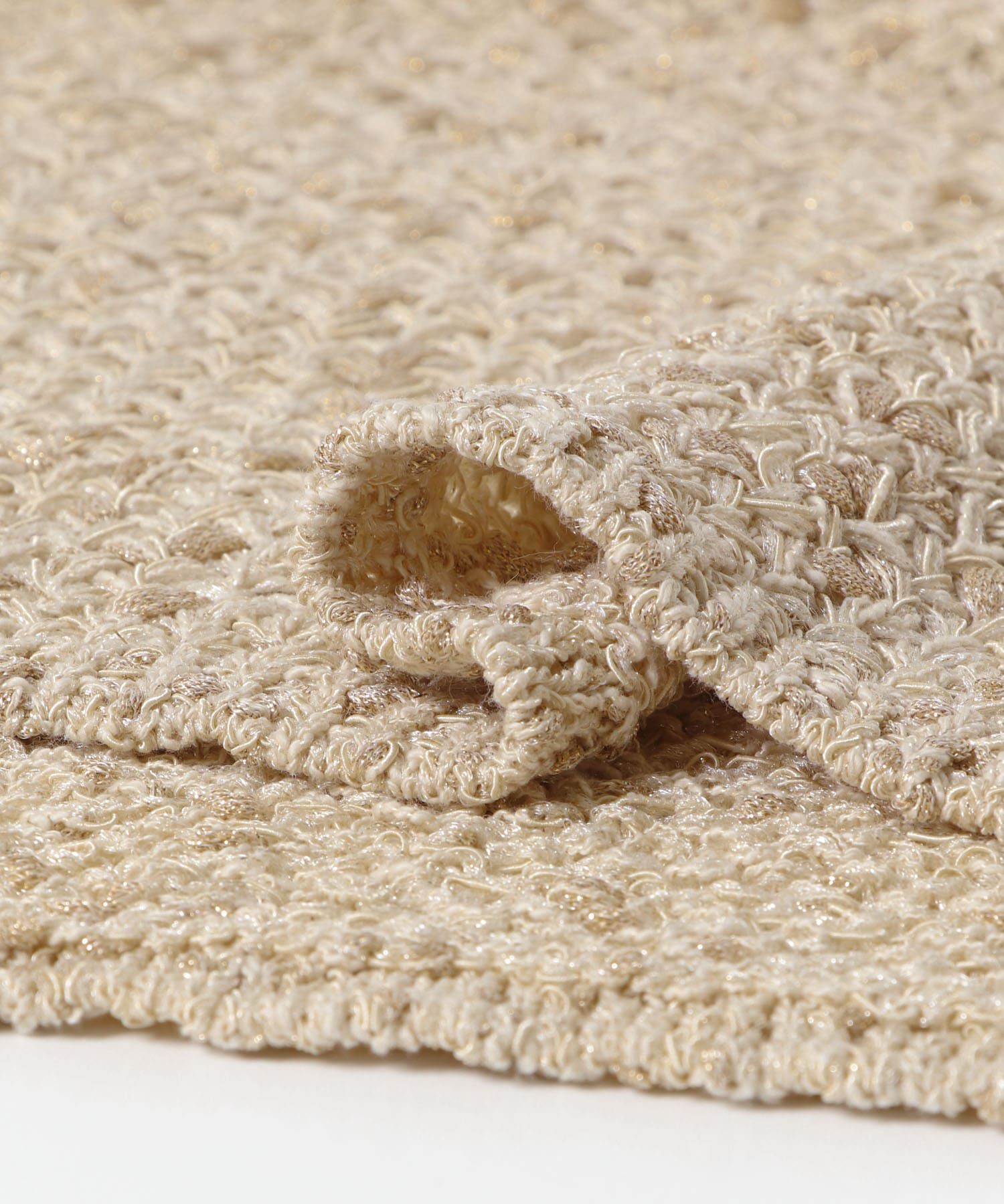 URBAN RESEARCH ROSSO「透かし編みラメニット」|ニット・セーター|