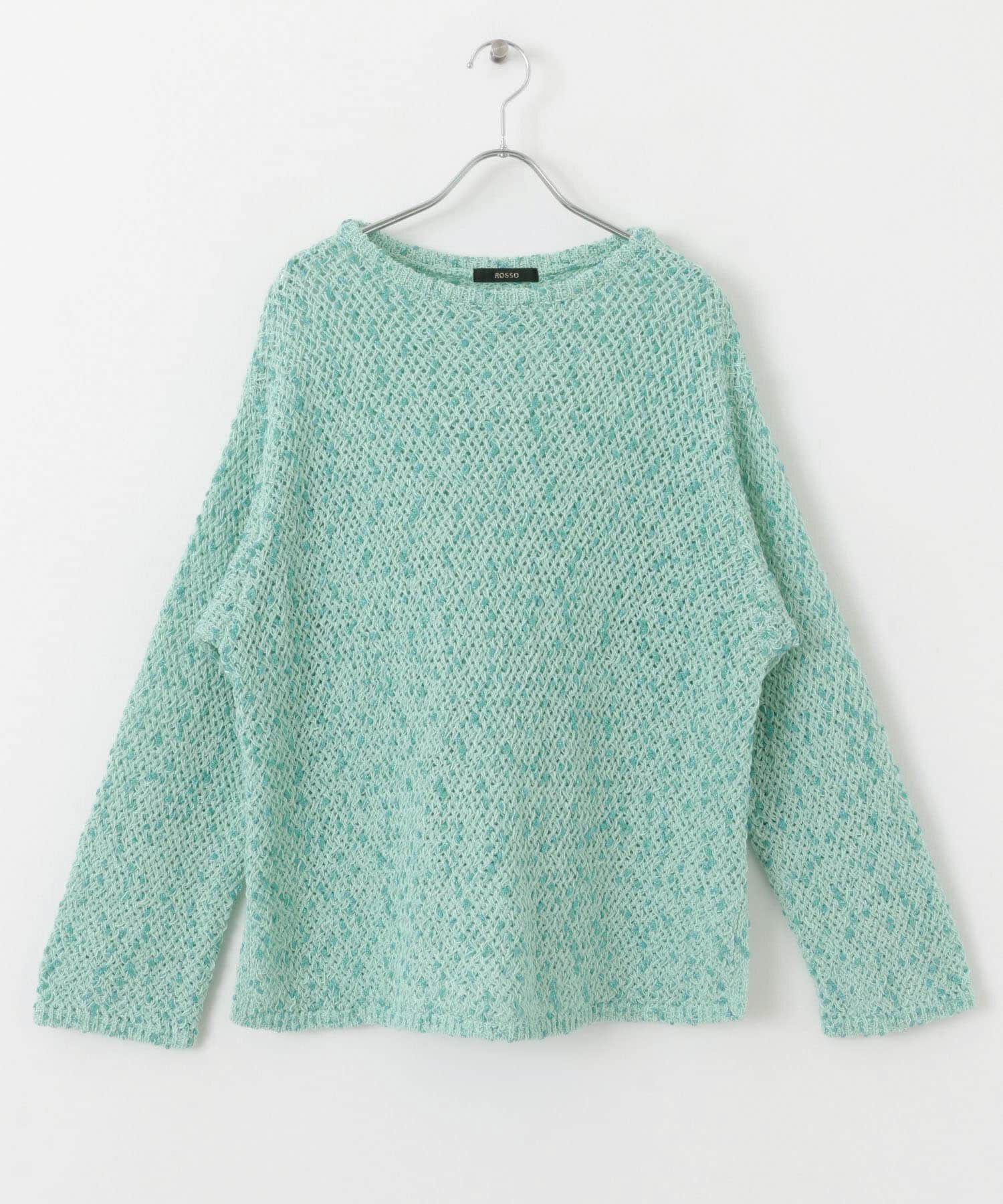 URBAN RESEARCH ROSSO「透かし編みラメニット」|ニット・セーター|