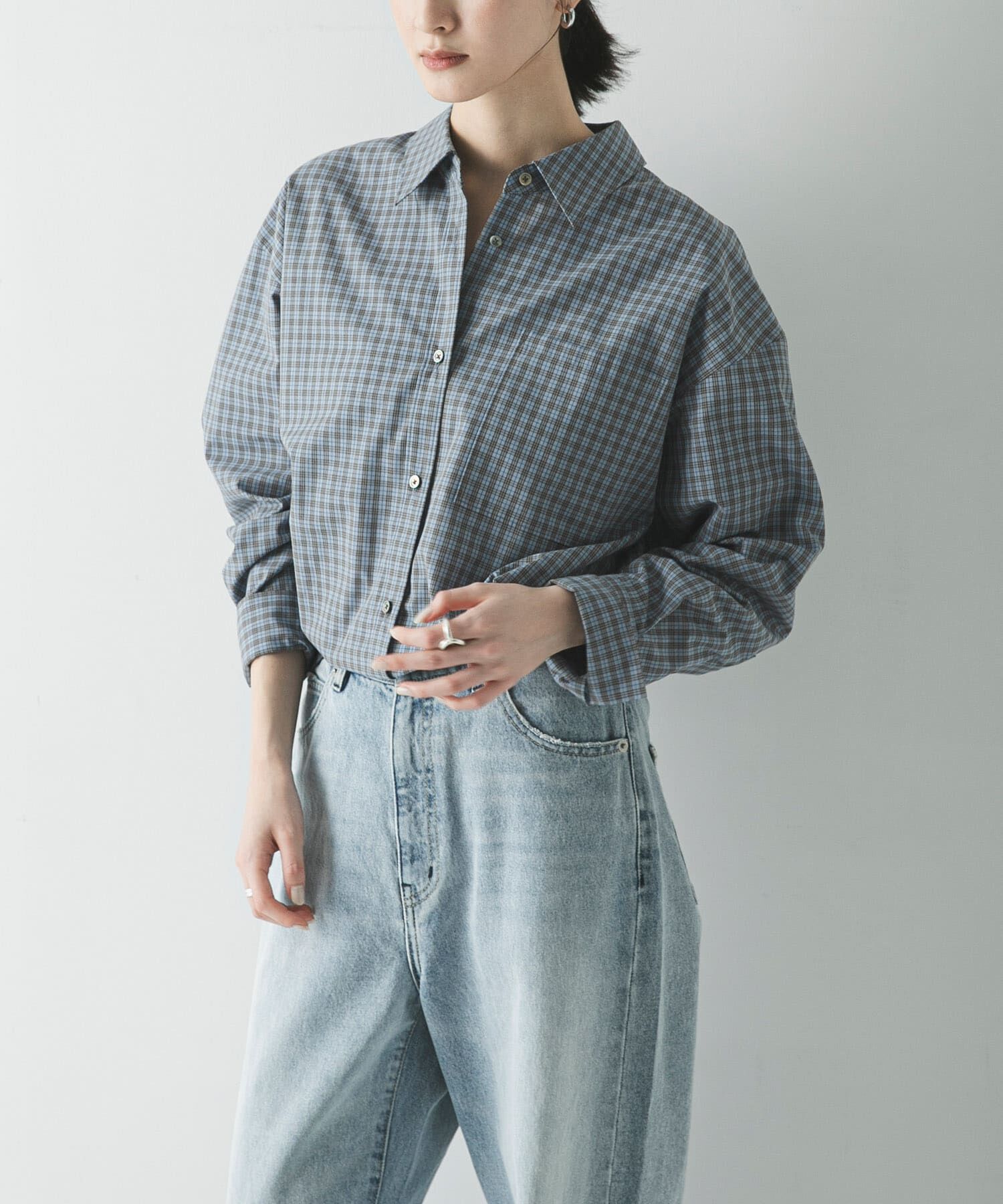 URBAN RESEARCH「レギュラーカラーチェックシャツ」|シャツ・ブラウス|