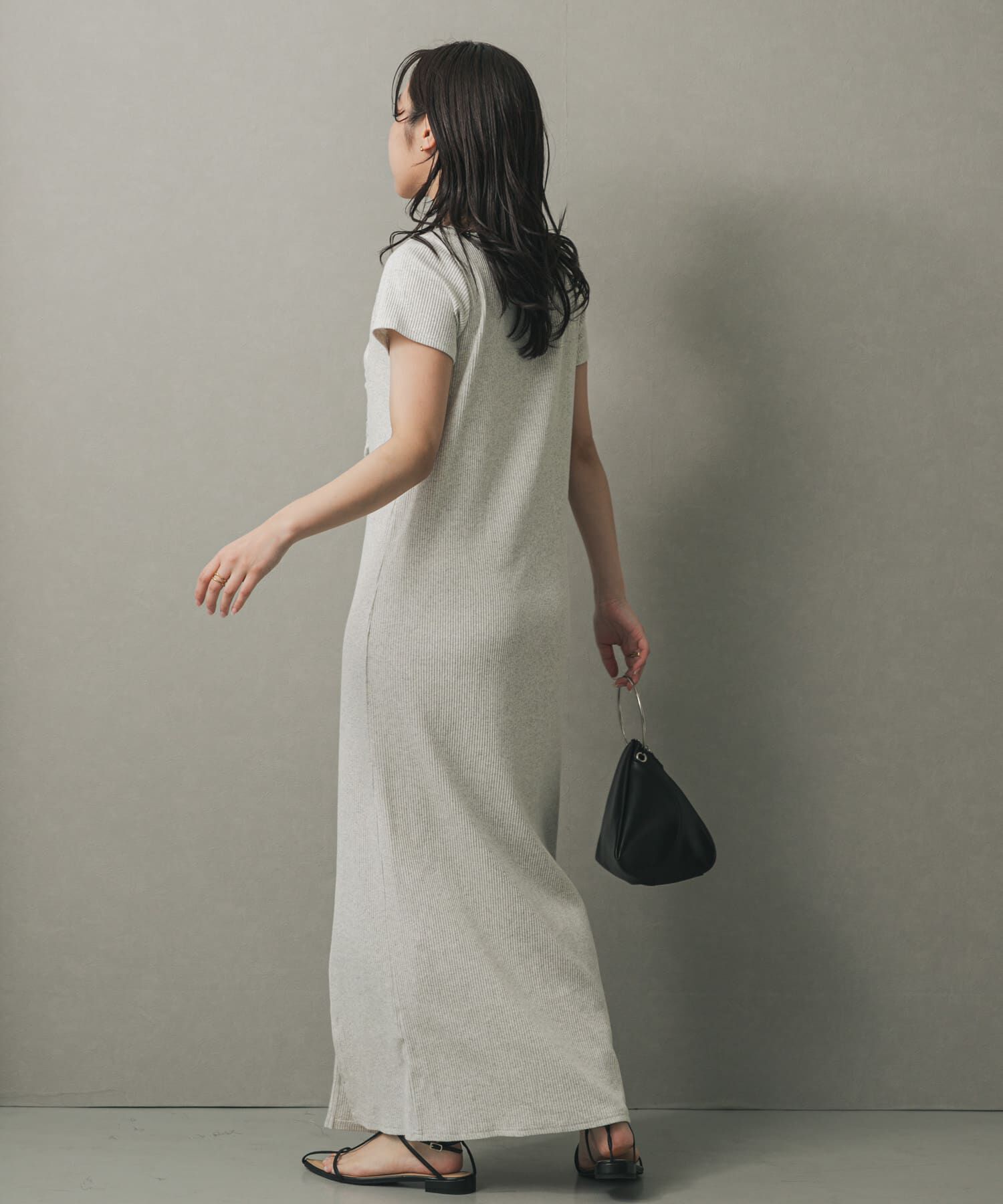 SENSE OF PLACE by URBAN RESEARCH「アシメネックリブワンピース」|ワンピース|