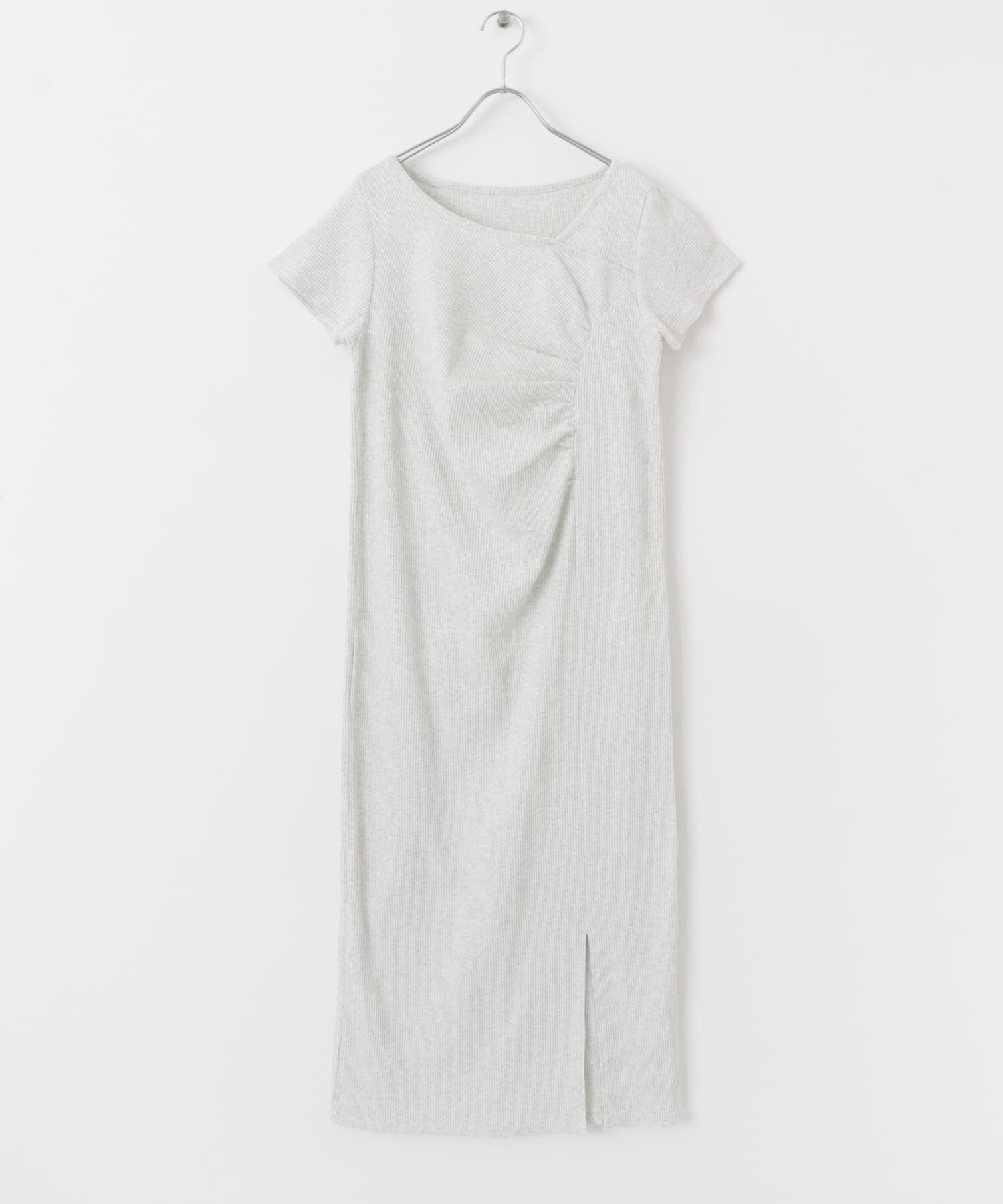 SENSE OF PLACE by URBAN RESEARCH「アシメネックリブワンピース」|ワンピース|