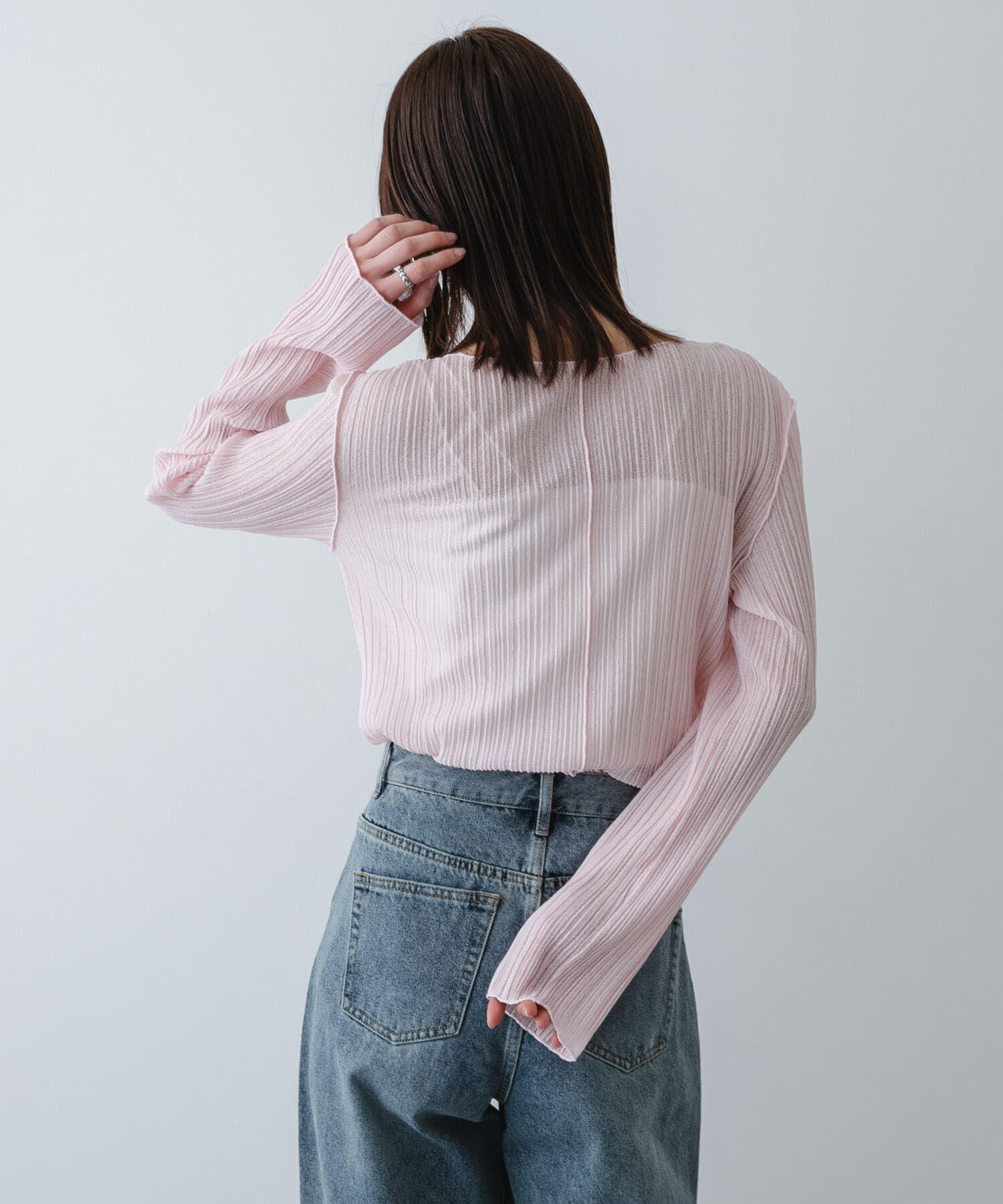 SENSE OF PLACE by URBAN RESEARCH「スラブシアープリーツトップ」|Tシャツ・カットソー|