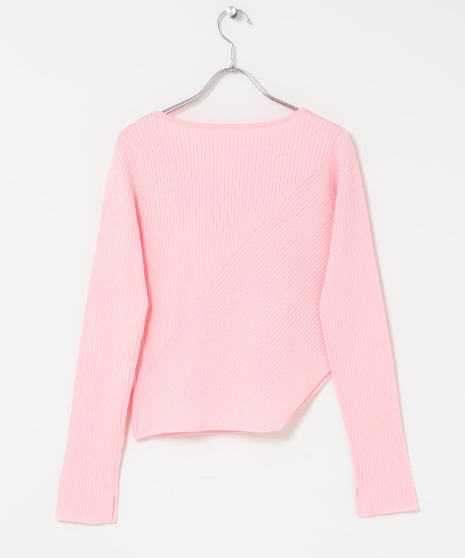 SENSE OF PLACE by URBAN RESEARCH「『洗濯可/防花粉』SKINProofアシメヘムボートネックセーター」|ニット・セーター|