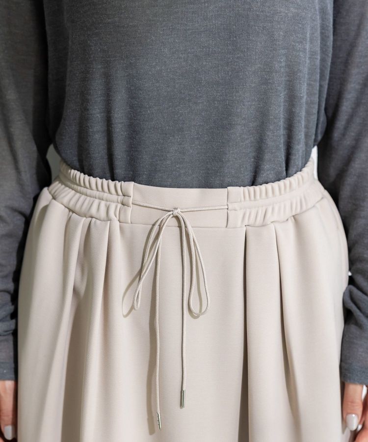 Green Parks「楽ちんリップルIラインスカート」|タイト|