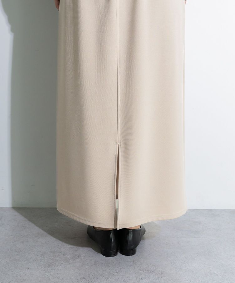 Green Parks「楽ちんリップルIラインスカート」|タイト|