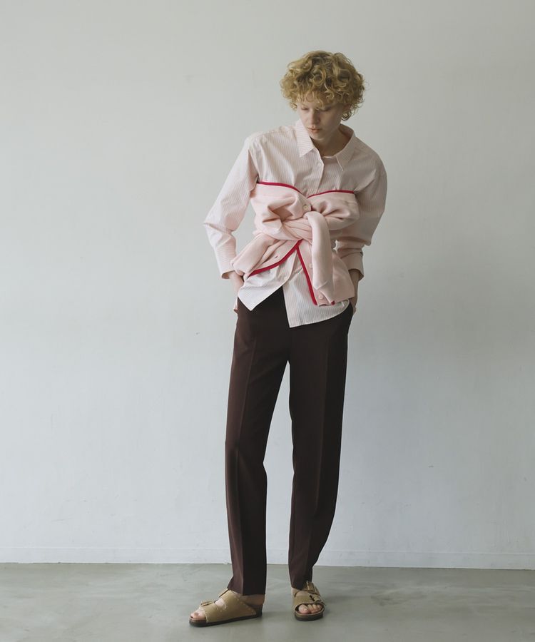 GARAGE OF GOOD CLOTHING「配色リブダブルジャガードカーディガン」|カーディガン|