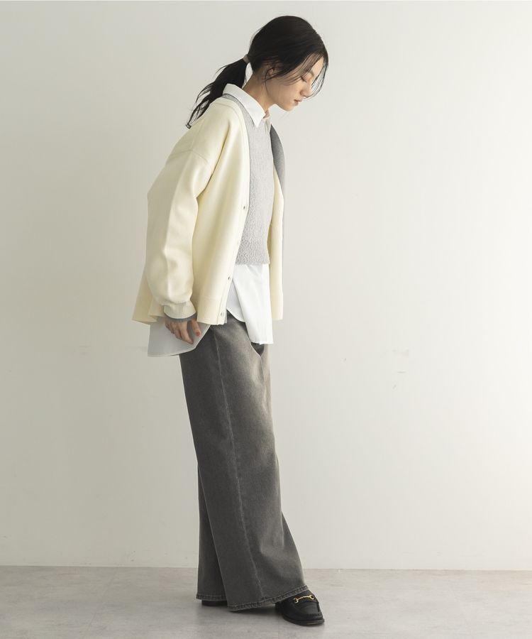 GARAGE OF GOOD CLOTHING「配色リブダブルジャガードカーディガン」|カーディガン|