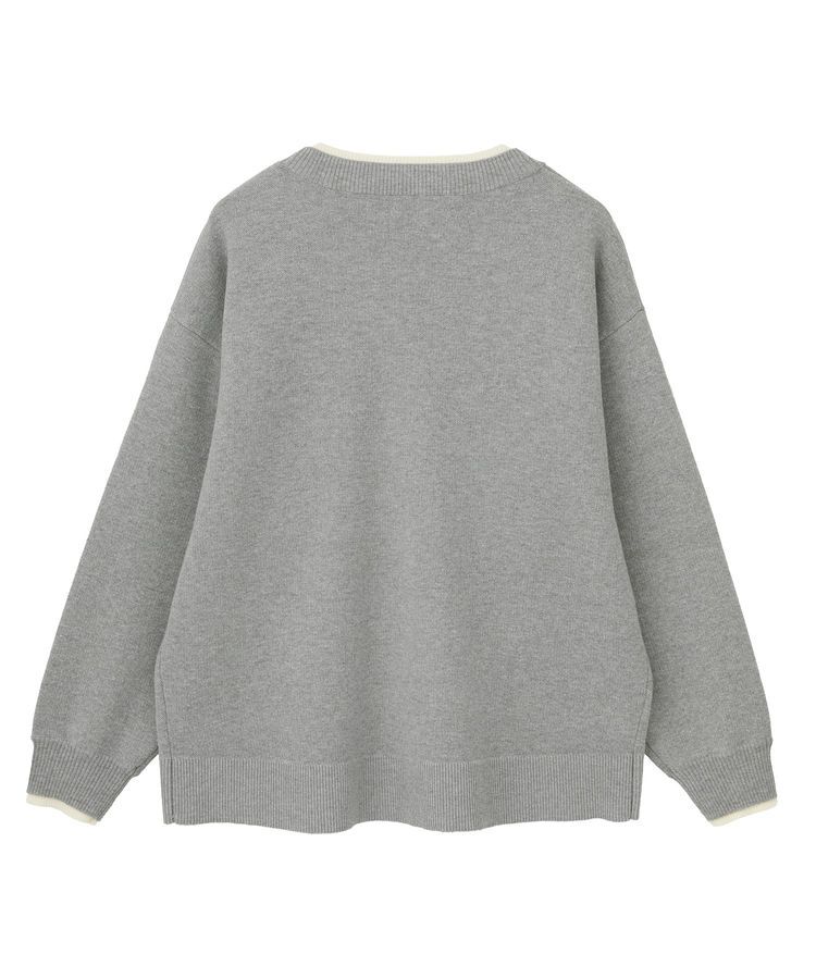 GARAGE OF GOOD CLOTHING「配色リブダブルジャガードカーディガン」|カーディガン|