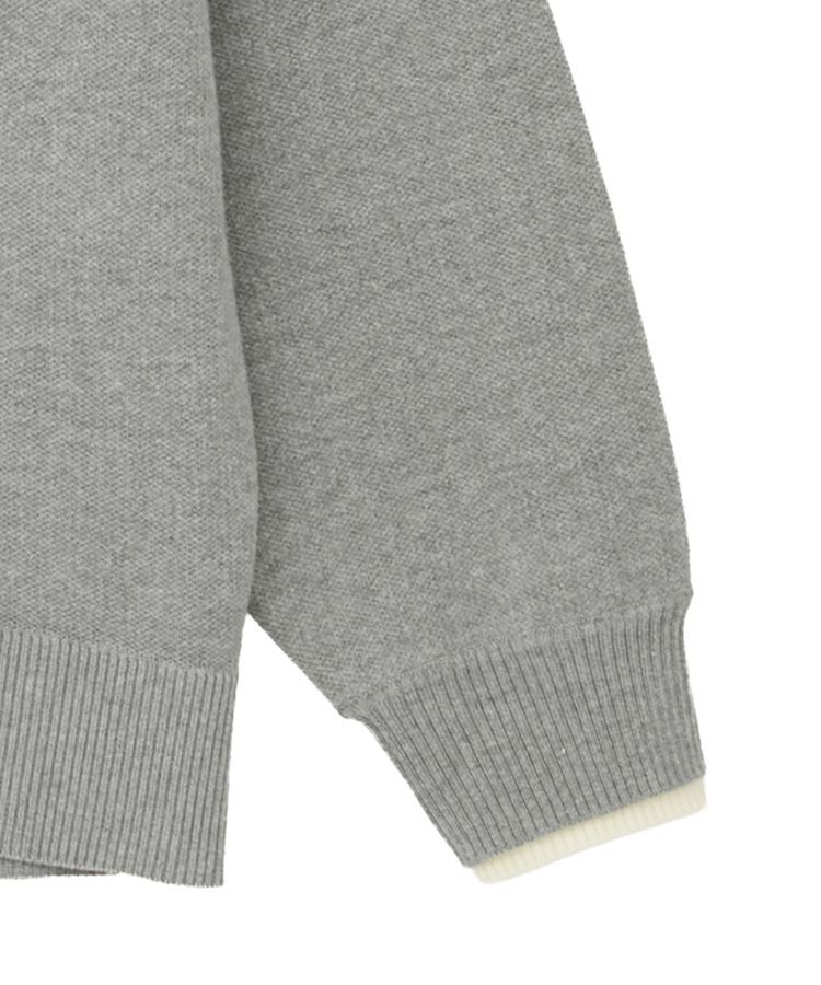 GARAGE OF GOOD CLOTHING「配色リブダブルジャガードカーディガン」|カーディガン|