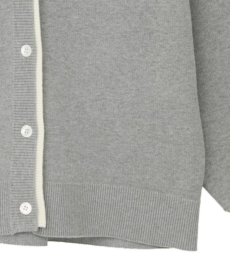 GARAGE OF GOOD CLOTHING「配色リブダブルジャガードカーディガン」|カーディガン|