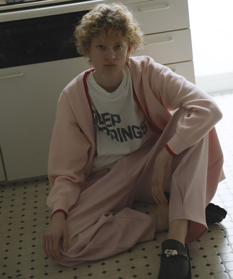 GARAGE OF GOOD CLOTHING「配色リブダブルジャガードカーディガン」|カーディガン|