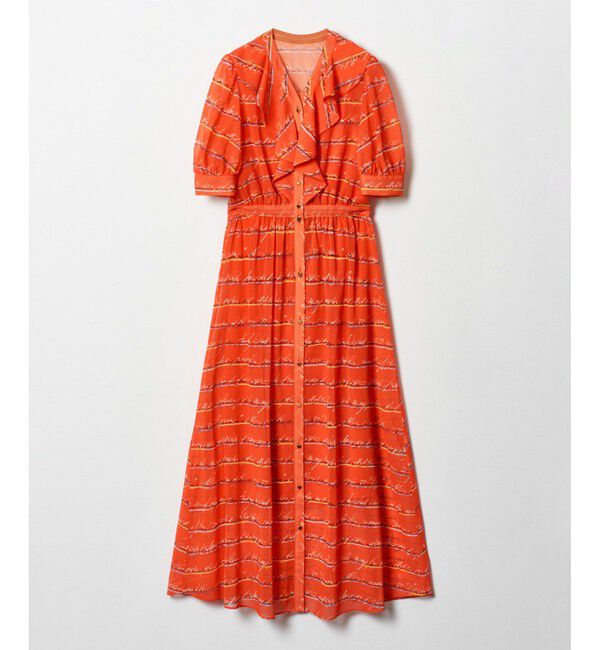 LOULOU WILLOUGHBY「【LOULOU WILLOUGHBY】RATTIレタードボーダーワンピース」|ワンピース|