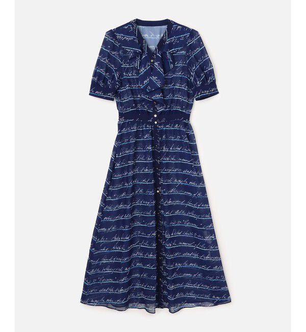 LOULOU WILLOUGHBY「【LOULOU WILLOUGHBY】RATTIレタードボーダーワンピース」|ワンピース|