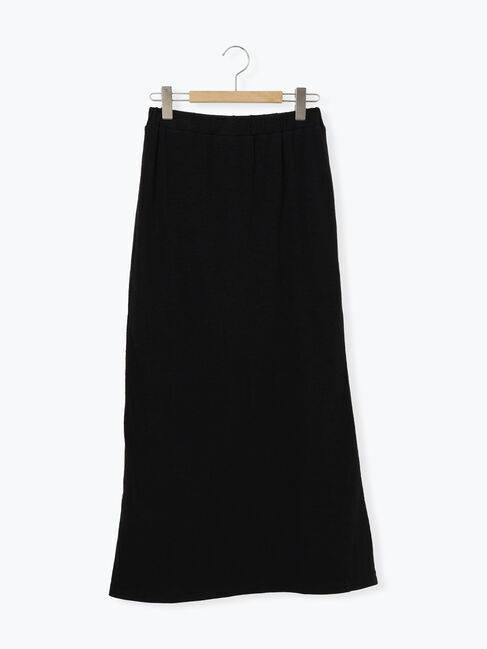 Samansa Mos2「スラブベア天ナロースカート」|スカート|ブラック