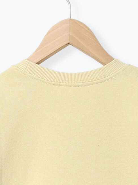 Samansa Mos2 Lagom「クロワッサンさがら刺繍トレーナー」|Tシャツ・カットソー|