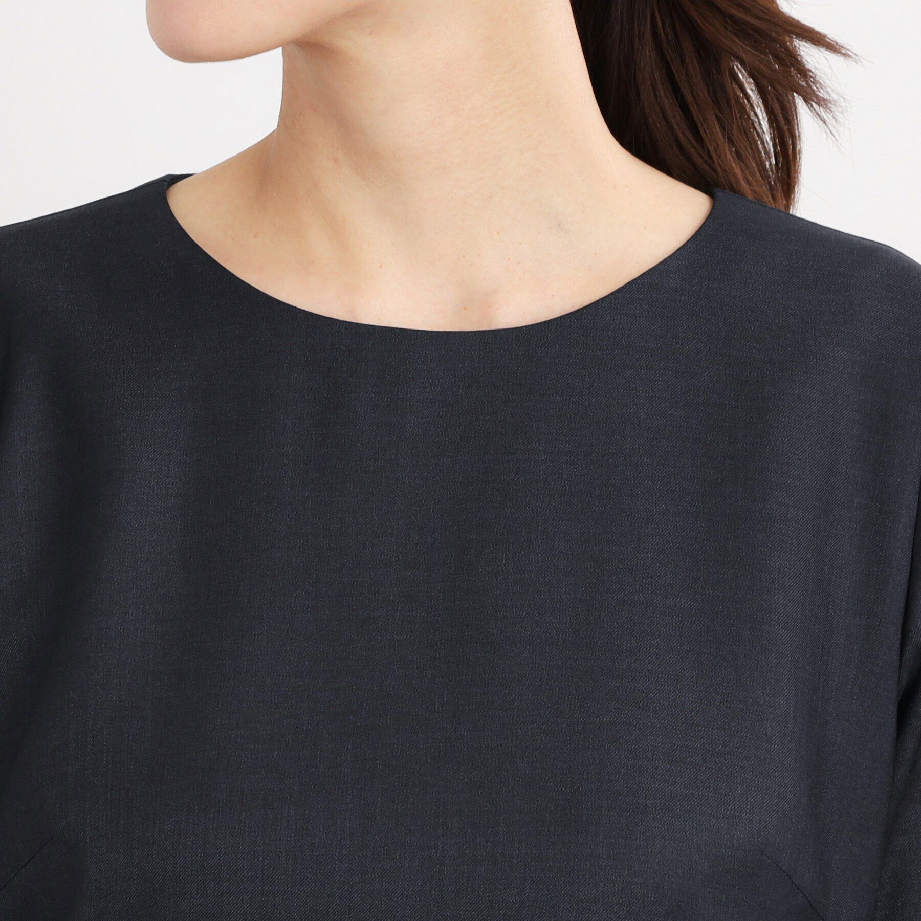 Reflect「【夏SALE／UVカット／洗える／セットアップ可】ドライタッチ五分袖ワンピース」|ワンピース|