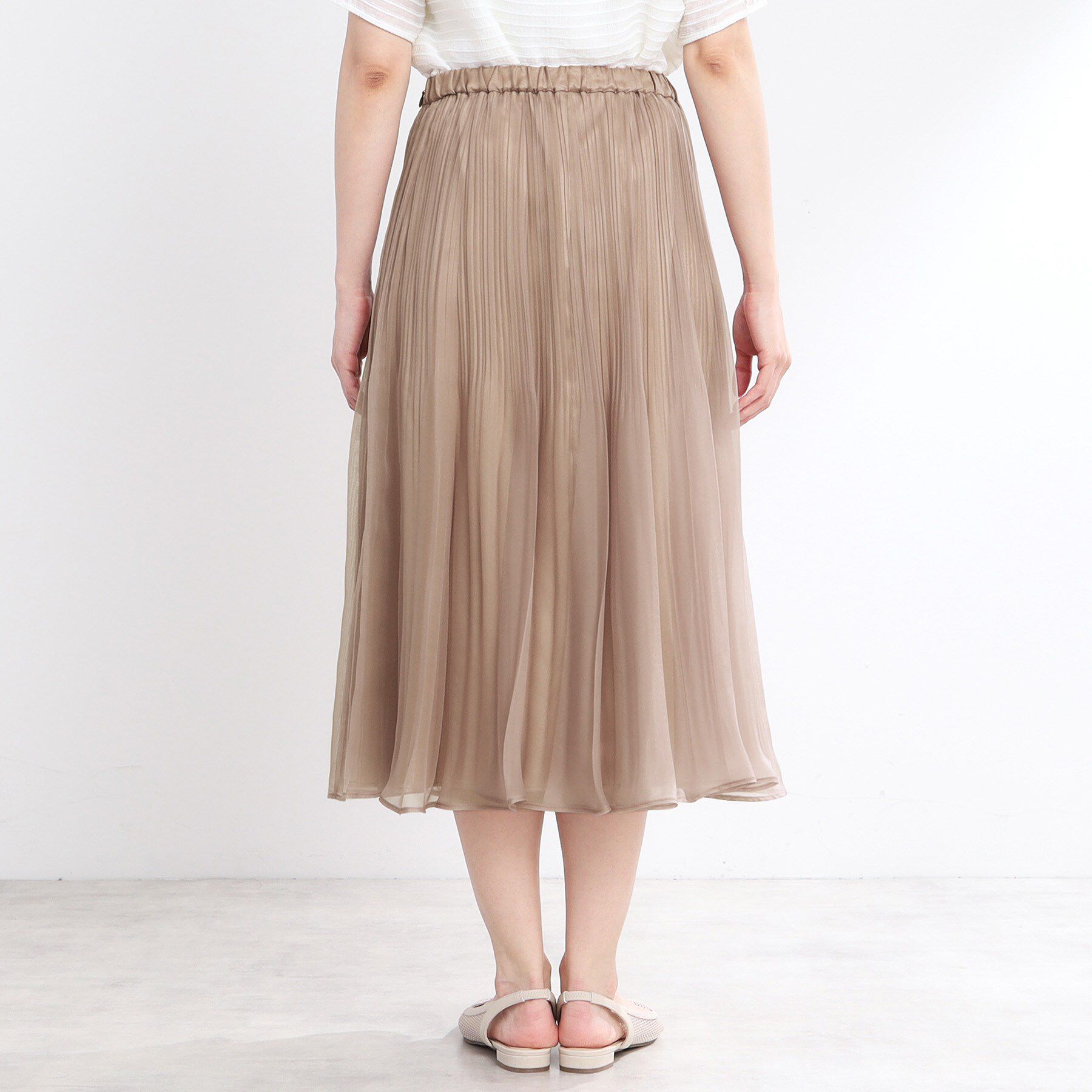 Reflect「【R‐QUALITY／手洗い可】シアープリーツスカート」|スカート|