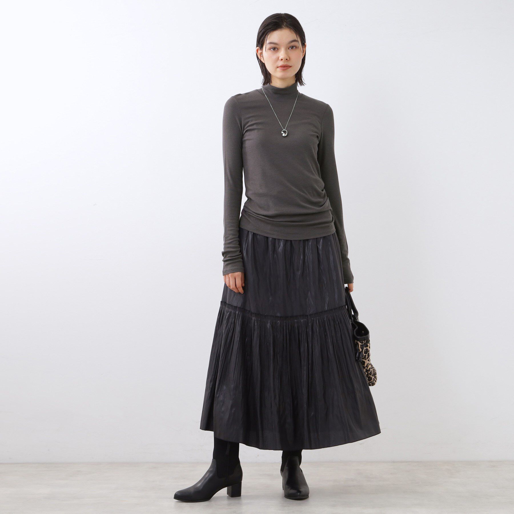 Reflect「【重ね着に大活躍◎／暖か保湿素材】プチタートルネックニット」|ニット・セーター|