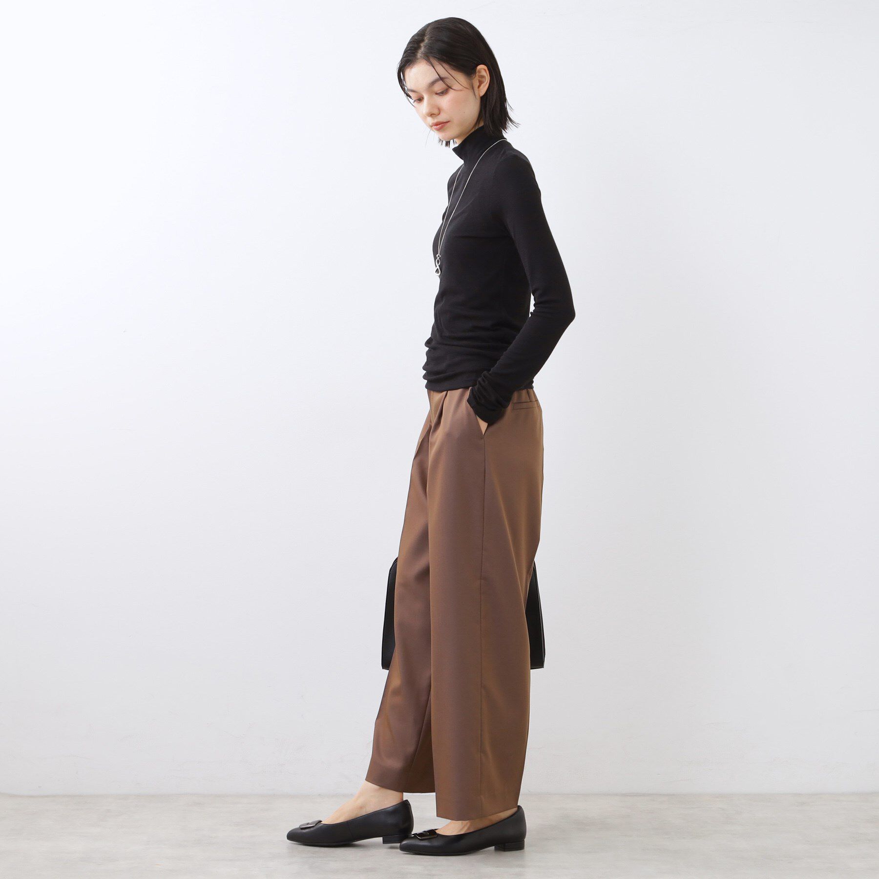 Reflect「【重ね着に大活躍◎／暖か保湿素材】プチタートルネックニット」|ニット・セーター|