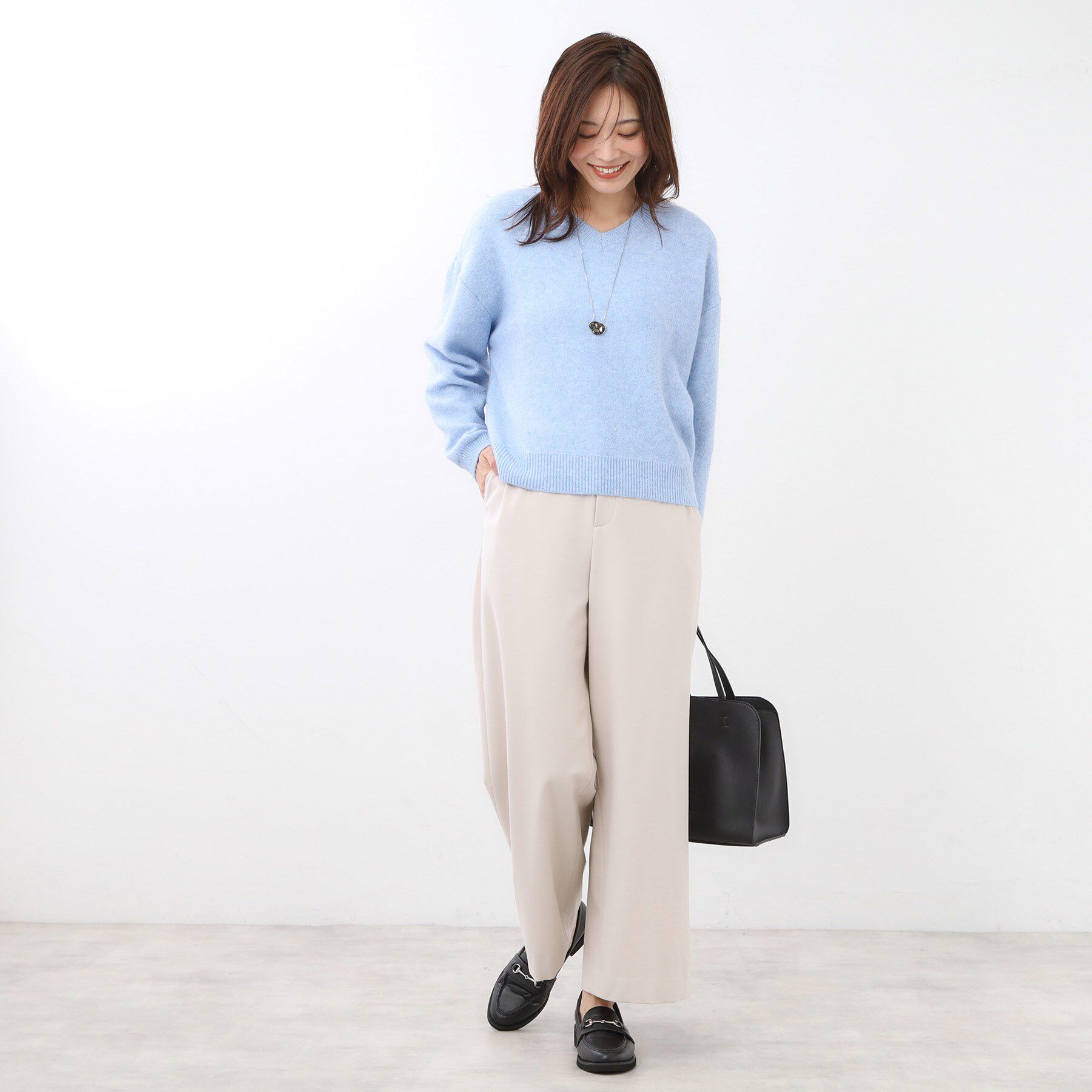 Reflect「【裏起毛／ゆったりシルエット】ストレートワイドパンツ」|その他|